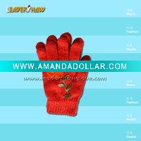 acrylic knitted glove