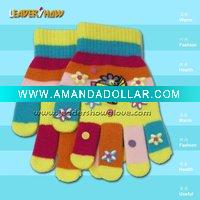 Wholesale fashion knitting cotton glove