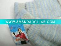 Wholesale gray magic stretch knitted glove