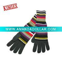 Wholesale Magic grey strip gloves