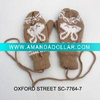 knitted gloves for girl