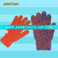 cotton knitted hand gloves