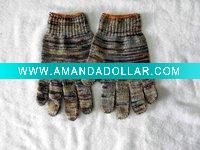 knitted gloves