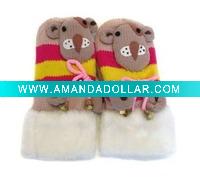 Wholesale new style children's glove,cotton glove