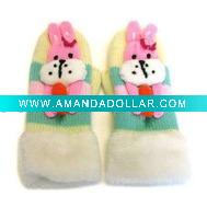 Wholesale fashion children's glove,cotton glove