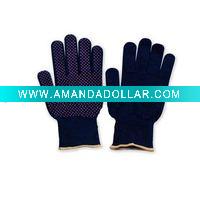 industrial pvc dotted work gloves