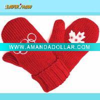 Lastest fashional knitted winter gloves