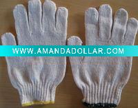 knitted cotton gloves