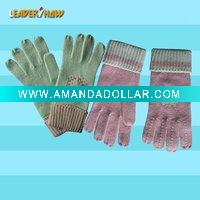 Hot Sell ! acrylic knit gloves