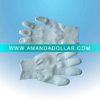 antistatic/esd dotted glove with carbon fiber