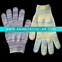 Double-Colored Cotton / Polyester Blend Glove