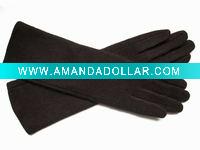 Wholesale 2011 cheap stock fashion fancy wool cashmere ladies gloves
