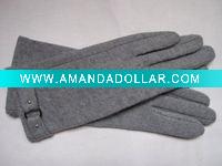 Wholesale fashion wool cashmere ladies gloves