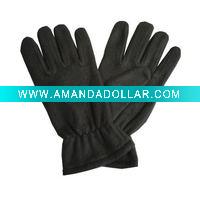 Black Winter Fleece Glove