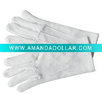 white work gloves
