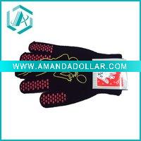 Wholesale New sports black and yellow fibre glove