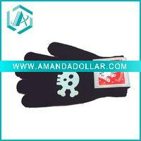 Wholesale Fashionable black and white sporst horrible style glove