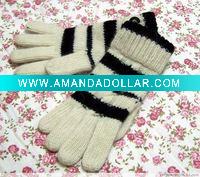 Wholesale knitted wool glove