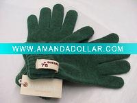 Wholesale Acrylic/cotton/Lambswool plain knitted winter fashion glove