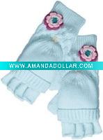 knitted cotton gloves