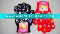Magic acrylic knitting winter gloves