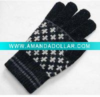 Wholesale Wool knitted jacquard gloves