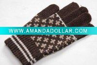 Magic knitting wool winter gloves