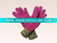 Wholesale knitted glove/winter glove/ladies' glove