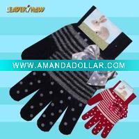 Wholesale Lastest fashional knitted acrylic gloves