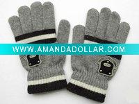 Magic knitting wool winter gloves