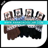 Wholesale Men's fashion Jacquard wool glove