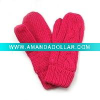 Wholesale Cute Red Winter Fashion Gloves