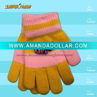 fleece knitted glove