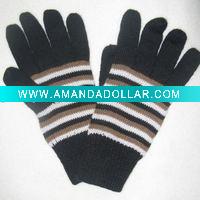 knitted gloves