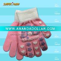 fleece knitted glove