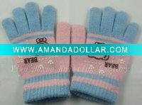Wholesale fashion ladies wool knitted glove&mitten
