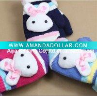 Wholesale Kids magic knitted winter gloves