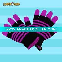 Wholesale 2010 Lastest fashional knitted winter gloves