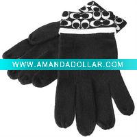 Black Winter Gloves