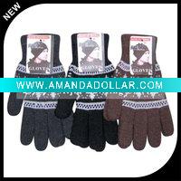 Jacquard wool glove