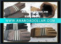 Wholesale 2010 fashion men's leather glove/ men's pigskin glove/pashm glove