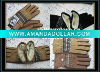 Wholesale 2010 fashion men's leather glove/ men's Synthetic Leather glove/pashm gloveglove