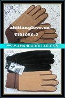 Wholesale 2010 fashion men's leather glove/ men's pigskin glove/pashm glove