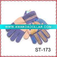 plain knitting gloves