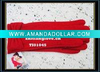 Wholesale 2010 fashion women's wool glove/ lady's fleece glove/pashm glove