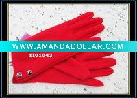 Wholesale 2010 fashion women's wool glove/ lady's fleece glove/pashm glove