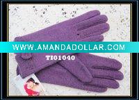 Wholesale 2010 fashion women's wool glove/ lady's fleece glove/pashm glove