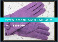 Wholesale 2010 fashion women's wool glove/ lady's fleece glove/pashm glove