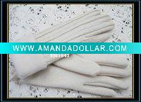 Wholesale 2010 fashion women's wool glove/ lady's fleece glove/pashm glove