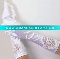White Stretch Gloves